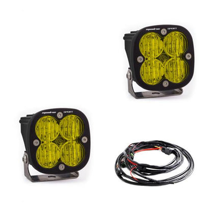 LED LIGHT PODS AMBER LENS PAIR SQUADRON SPORT